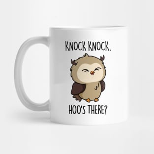 Hoos There Cute Owl Pun Mug